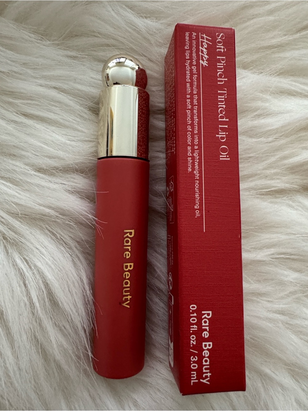 🆕 Rare Beauty Soft Pinch Tinted Lip Oil — Happy (Cool Pink)